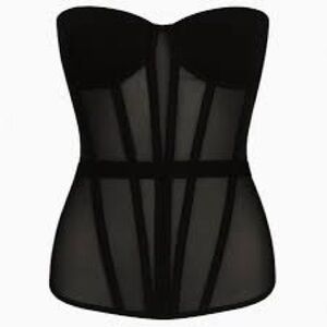 Heiress Beverly Hills Black Corset Top - New With Tags Medium